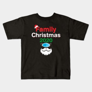 Quarantine Christmas 2020, Cute Xmas Pajamas Family Gifts Tee Kids T-Shirt